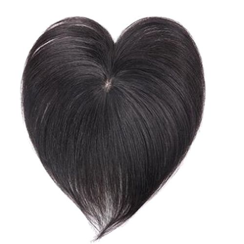 Perruque Topper De Cheveux Humains Ad-2x Avec Frange, Augmenter La Quantité De Cheveux Sur Le Dessus De La Tête Pour Couvrir Le Postiche De Cheveux A 