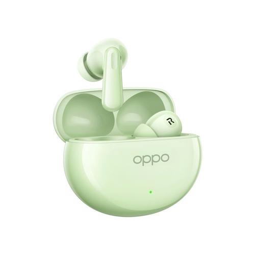 OPPO Enco Air4 Auricolari True Wireless, 44h di Autonomia, Driver in Titanio, Bluetooth 5.4, Controlli Touch, Cancellazione del rumore AI, Android e iOS, IP55, [Versione Italiana], Fresh Mint