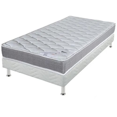 Matelas Ryad + Sommier Tapissier Omega - 90x190 - Ressorts - Hauteur 21 Cm