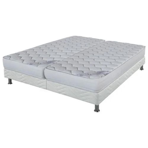 Matelas Montana + Sommier Tapissier Omega - 2x80x200 - Mousse - Hauteur 18 Cm