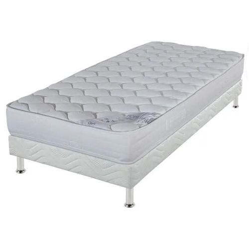 Matelas Montana + Sommier Tapissier Omega - 80x200 - Mousse - Hauteur 18 Cm