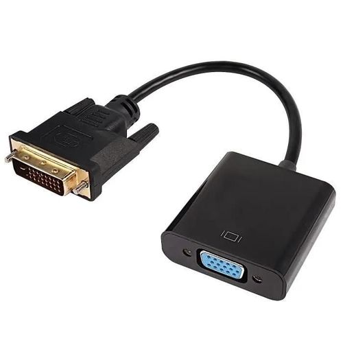 Câble Adaptateur Dvi-D 24+1 Mâle Vers Vga Femelle, Adaptateur Dvi Actif Vers Vga Pour Dvd, Ordinateur Portable, Hdtv, Project[O95]