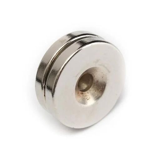 Neufu 2pcs N50 30x5mm Aimants Terres Rares Neodyme Trou 5mm