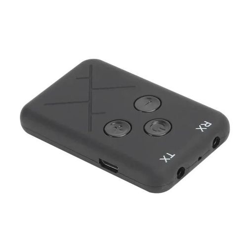 HURRISE metteur sans fil RX-TX-10 Adaptateur audio de voiture Bluetooth 4.2 2 en 1 Récepteur émetteur stéréo sans fil 3,5 mm