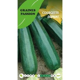 Graines Passion, Sachet De Graines Courgette Diamant