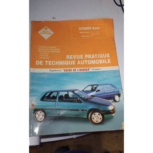 Revue Pratique Detechnique Automobile Citroën Saxo