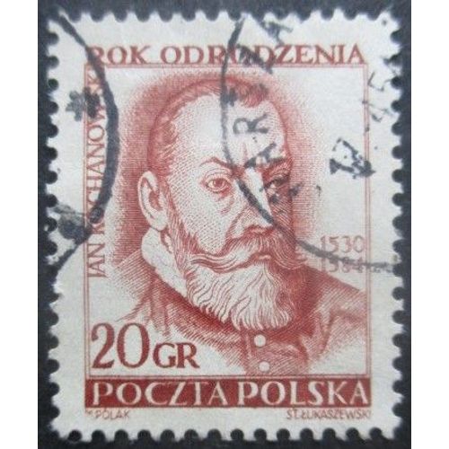 Pologne N°723 Jan Kochanowski Oblitéré