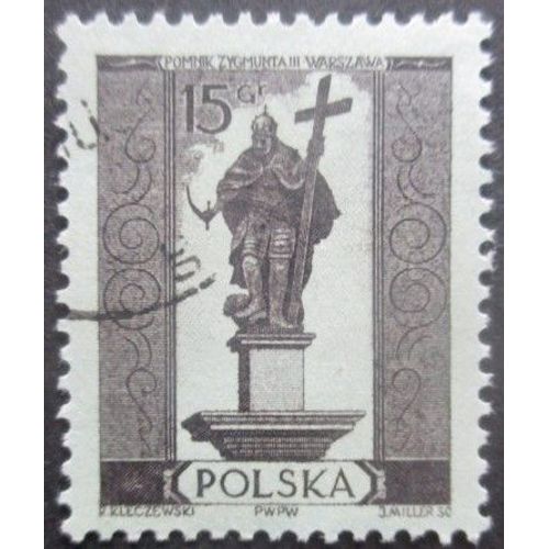 Pologne N°804 Sculpture Oblitéré