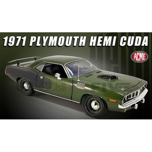 Acme 1/18 1806132 Plymouth Hemi Cuda - 1971 Diecast Modelcar-Acme