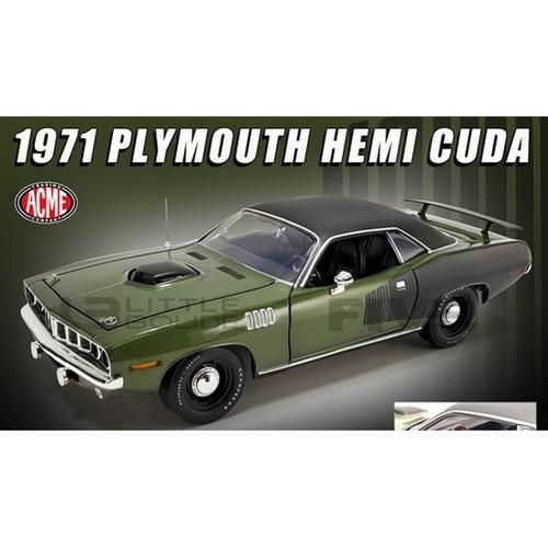 Acme 1/18 1806132vt Plymouth Hemi Cuda - 1971 Diecast Modelcar-Acme