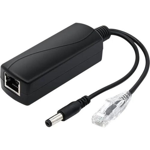 Répartiteur PoE Adaptateur Ethernet 48 V vers 5 V2,4 A,10 100 1000 Mbps, Compatible avec Raspberry Pi 3B +, Caméra IP et Plus
