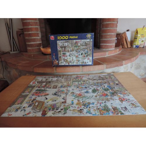 "Le Papa Noël En Ville" Puzzles Jan Van Haasteren 1000 Pièces