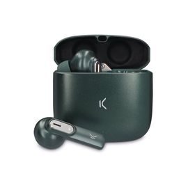 KSIX Spark - Écouteurs sans fil avec micro - intra-auriculaire - Bluetooth - vert