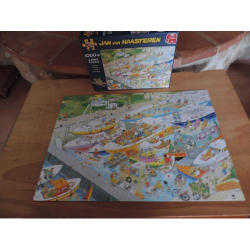 Puzzle Jan Van Haasteren 1000 Pièces : "L'écluse"