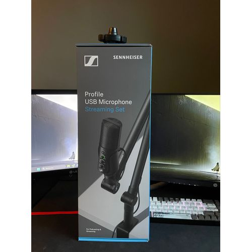 Micro stream/poscast/chant/audio sennheiser