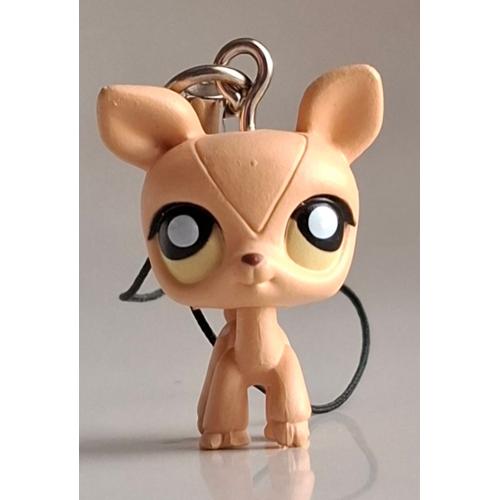 Littlest Petshop - Pet Shop Biche - Décoration Bijou De Sac, Téléphone Portable...