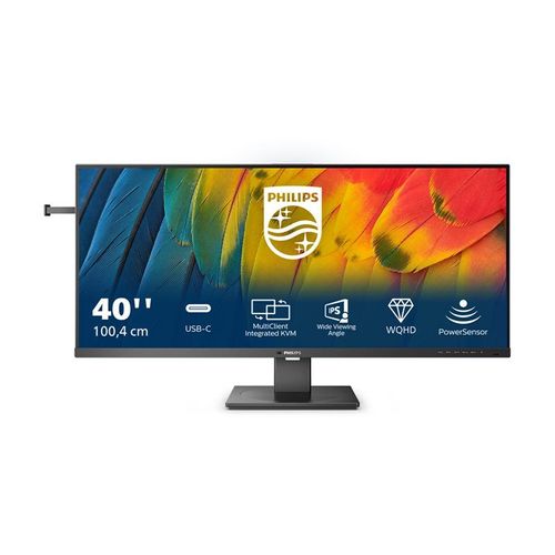 Philips 40B1U5600 - 5000 Series - écran LED - USB - 40" (39.53" visualisable) - 3440 x 1440 WQHD @ 120 Hz - IPS - 500 cd/m² - 1200:1 - DisplayHDR 400 - 4 ms - HDMI, DisplayPort, USB-C -...
