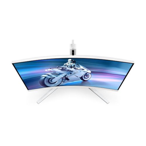 Philips Evnia 5000 32M2C5501 - Écran LED - jeux - incurvé - 32" (31.5" visualisable) - 2560 x 1440 QHD @ 180 Hz - Fast VA - 3500:1 - HDR10 - 0.5 ms - 2xHDMI, DisplayPort - blanc