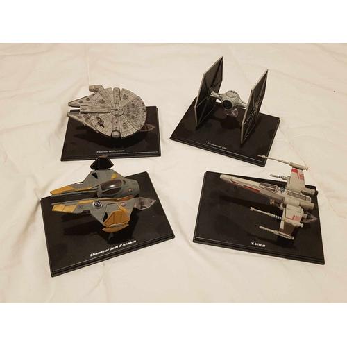 Lot De 4 Vaisseaux Star Wars Edition Atlas