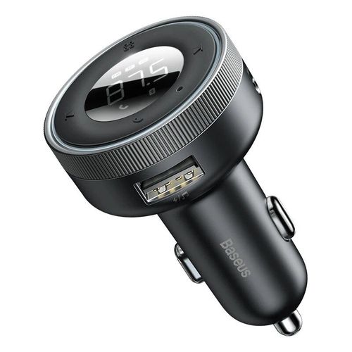 Bas192.- Adaptateur Modulateur Radio Fm Sans Fil,Bluetooth 5.0,Ports Usb Graphite A,Chargeur De Voiture,Mains Libres,Disque Aux,Lecteur Mp3 - Type Black