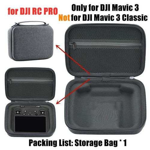 Sac De Rangement Pour Importateur Classique Dji Mavic 3/3,Mallette De Transport Portable,Sac À Main Pour Accessoires Mavic 3 - Type Rc Pro Bag-Generique