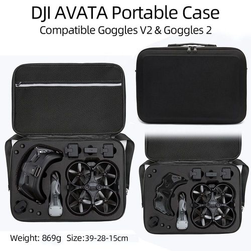Boîte De Rangement Pour Dji Avata Smart Edition,Sac À Bandoulière,Sac De Rangement Pour Expérience De Course,Sacoche Portable,Accessoire De Drone - Type Black-Generique