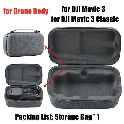 Sac De Rangement Portable Pour Dji Mavic 3,Boîtier De Drone Rc-N1 Pour Télécommande,Sac De Transport Pour Accessoires Mavic 3 - Type Drone Body Bag-Generique