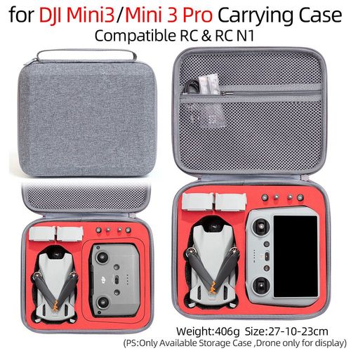 Sac De Rangement Pour Dji Mini 3 Pro Mini,Étui De Transport,Télécommande,Corps De La Batterie,Sac À Main Pour Dji Mini 3 Pro,Accessoire De Sac De Importateur - Type Type 3-Generique