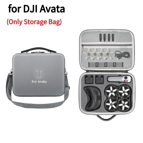 Sac De Rangement Portable,Étui De Voyage Antichoc,Sac Étanche Anti-Rayures,Coque Rigide En Pu Pour Dji Air 3 Pour Accessoires Dji Avmidrone - Type For Dji Avata-Generique