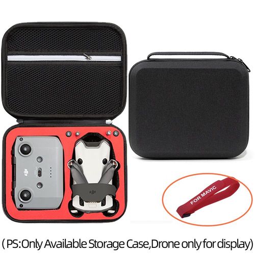 Pour Dji Mini 4 Pro Sac Boîte De Rangement Rc-N2 Gris/Noir Corps Sac Drone Cas Portable Sac À Main Pour Dji Mini 4 Pro Accessoires - Type Black Red-Generique