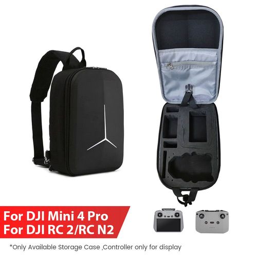 Sac À Bandoulière Portable Pour Dji Mini 4 Pro,Boîte De Rangement,Poche Poitrine Messenger,Accessoire De Mode - Type Black-Generique