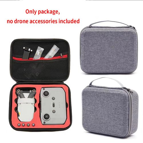 Mini Sac De Rangement Pour Drone Dji Mavic Mini 2,Sacoche De Transport Pour Télécommande Batterie,Sac À Main Pour Accessoires De Drone - Type Gris Clair-Generique