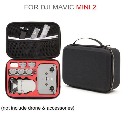 Sac De Rangement Portable Pour Dji Mini 2,Sacoche De Transport Pour Télécommande,Sac De Protection Pour Drone Mini 2,Accessoires - Type Black Red-Generique