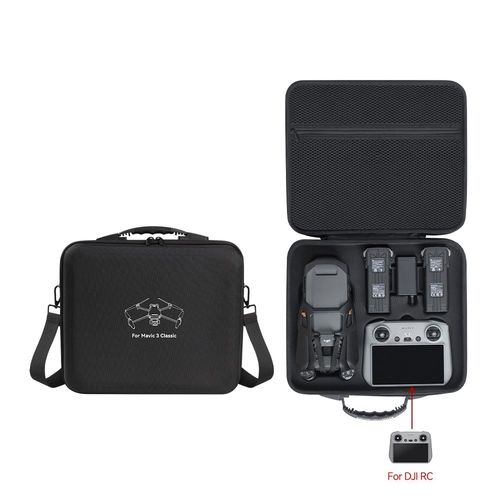 Xfji-Étui De Transport Pour Dji Mavic 3,Boîte De Rangement Classique,Accessoires De Importateur Classique,Coque Rigide En Nylon,Sac Initié - Type Black Rc-Generique
