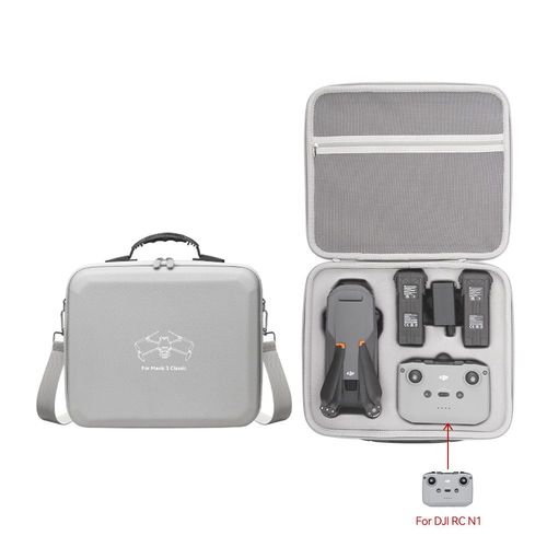 Xfji-Étui De Transport Pour Dji Mavic 3,Boîte De Rangement Classique,Accessoires De Importateur Classique,Coque Rigide En Nylon,Sac Initié - Type Gray Rc-N1-Generique