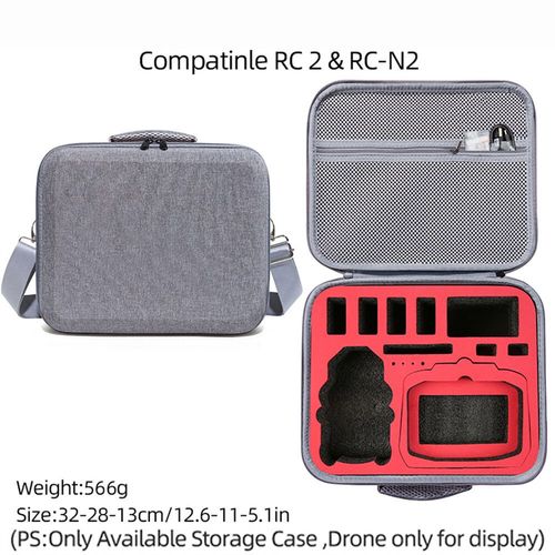 Sac De Transport Pour Dji Mini 4 Pro Mallette De Rangement Sac À Dos Poignée Initiée Sangle Couverture Rc-2/See Télécommande Boîte Drone Accessoires - Type Fit Rc N2 Or Rc2 #A-Generique