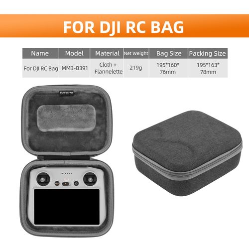 Sac De Transport Portable Pour Importateur Dji Mavic 3 Pro,Étui De Voyage,Sac À Main De Capacité,Sac De Télécommande,Sac De Rangement - Type Rc Bag-Generique