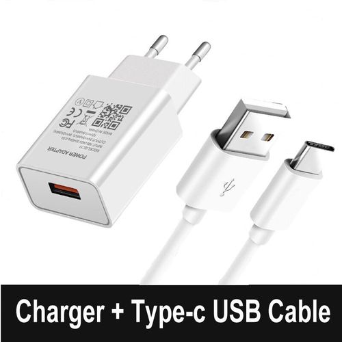 Chargeur De Téléphone Adaptatif À Charge Rapide,Câble De Charge Usb De Type C,Samsung Galaxy A21s,A31,A41,A51,A71,A01,A11,Xiaomi Oppo,18w - Type Usb Charger Cable