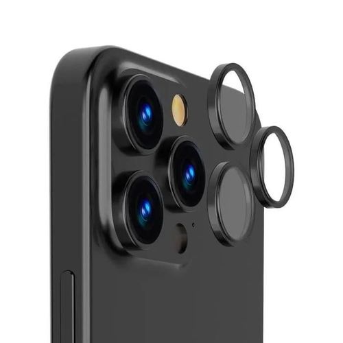 Verre Optirings Camera Lens Noir Titanium Iphone16 Pro/16pro Max