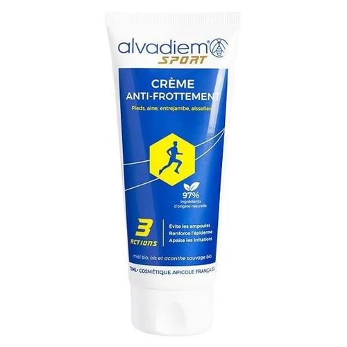 Alvadiem Sport Crème Anti-Frottement 3 Actions 75ml 
