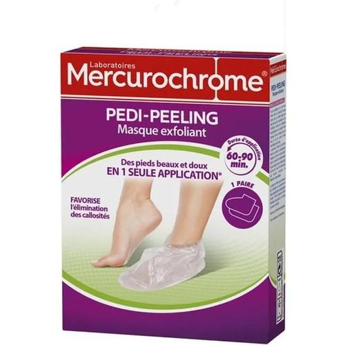 Mercurochrome Pedi-Peeling Masque Exfoliant 1 Paire 