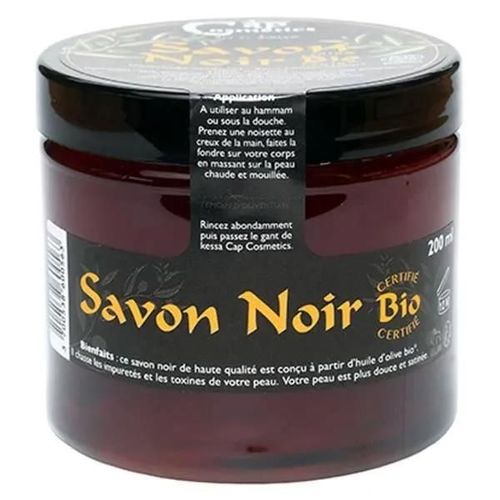 Cap Cosmetics Savon Noir Exfoliant Bio 200ml 