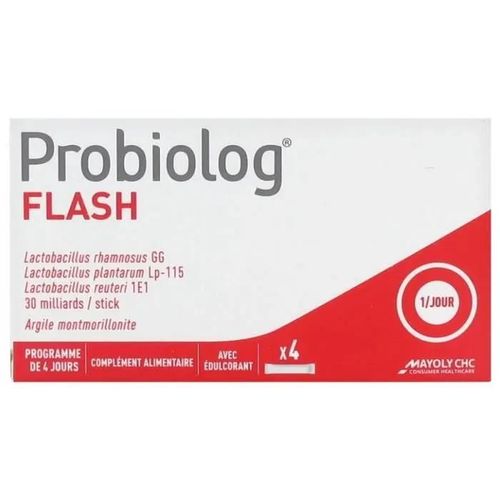 Compléments Alimentaires - Mayoly Spindler Probiolog Flash 4 Sticks Orodispersibles 