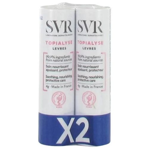 Topialyse : Peaux Atopiques-Svr Topialyse Lèvres Lot De 2 X 4 G 