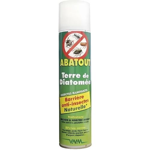 Abatout Terre de Diatomée Barrière Anti-Insectes Rampants Naturelle 400ml