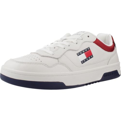 Tommy Jeans Tjm Cupsole Leather Ess Colour Blanc - 43