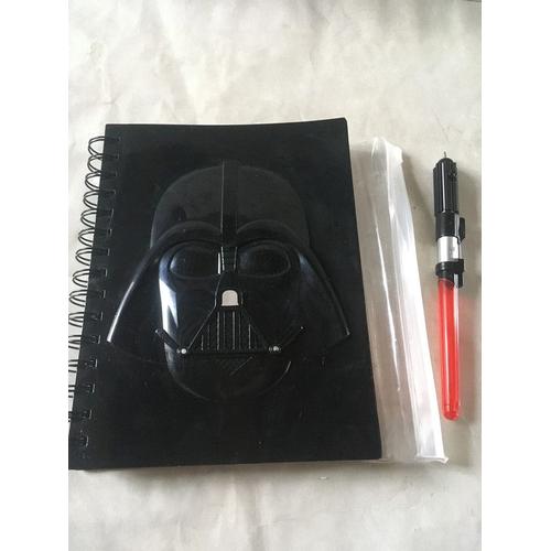 Gros Carnet Dark Vador Star Wars - Disney Store - Stylo Intégré