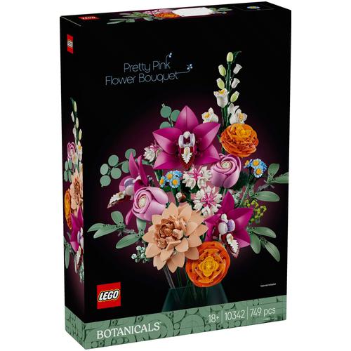 Lego Icons - Le Joli Bouquet De Fleurs Roses - 10342