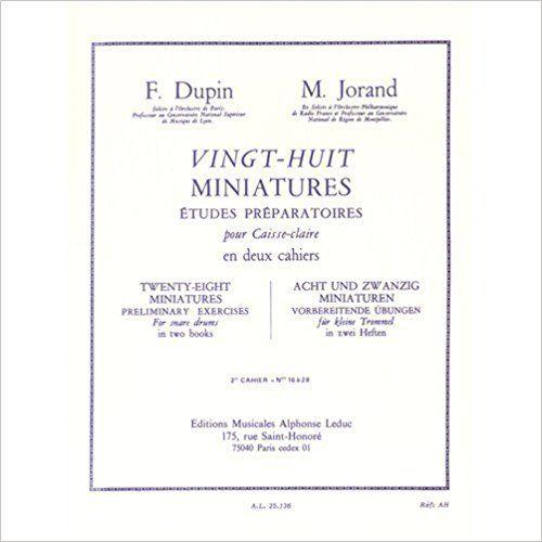 28 Miniatures Pour Caisse Claire - Volume 2 By F. Dupin M. Jorand
