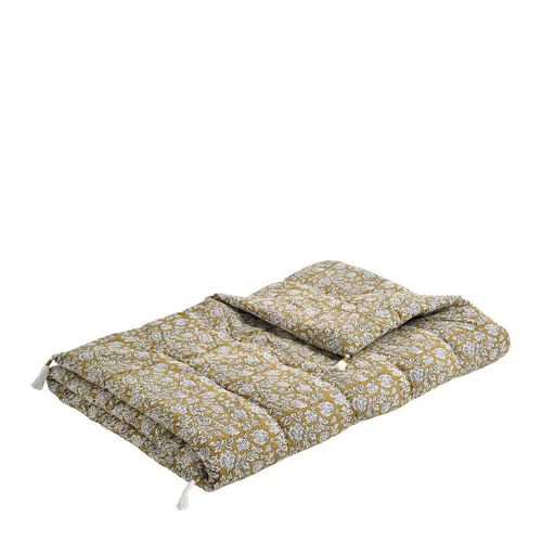 Futon Eden En Coton - Celadon : Coloris Tissu - Safran